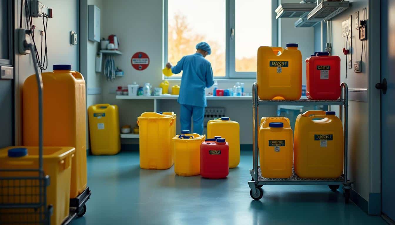 Illustration: Quels sont les différents modèles de contenants DASRI et leurs usages adaptés ?