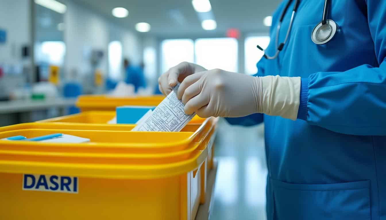 Illustration: Pourquoi les conteneurs des DASRI sont indispensables à la sécurité sanitaire