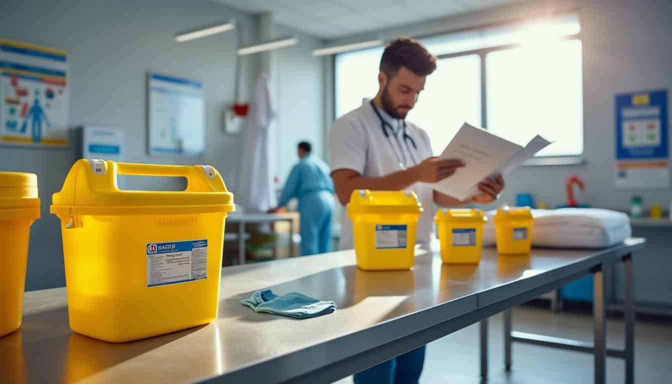 Illustration: Les normes et certifications qui encadrent les conteneurs des DASRI