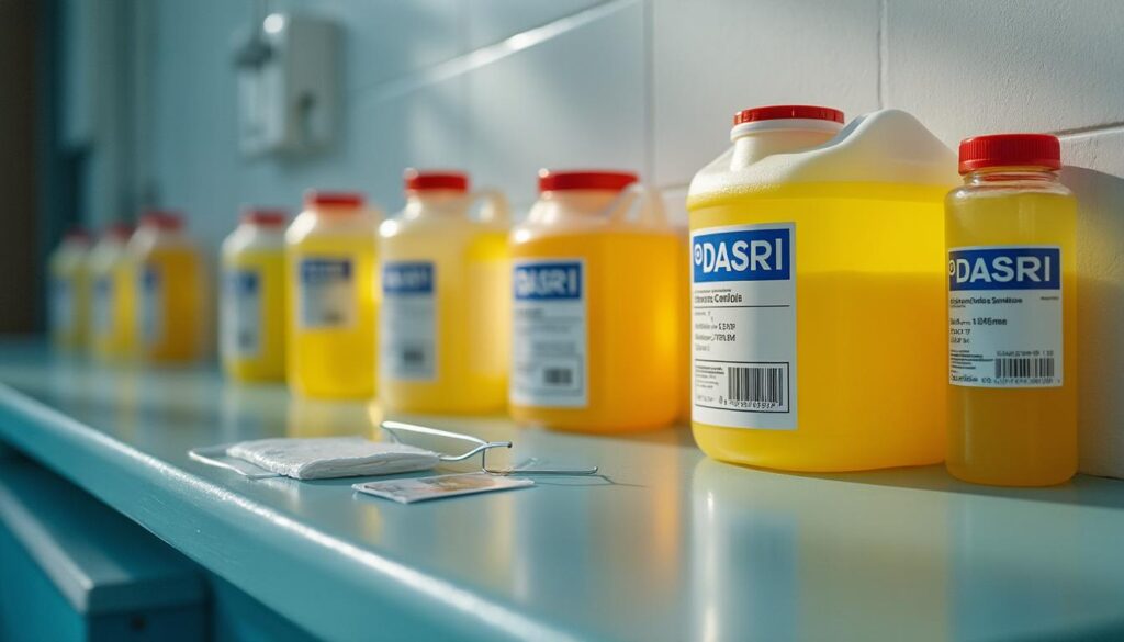 Conteneurs des DASRI : Sécurité et normes pour déchets médicaux