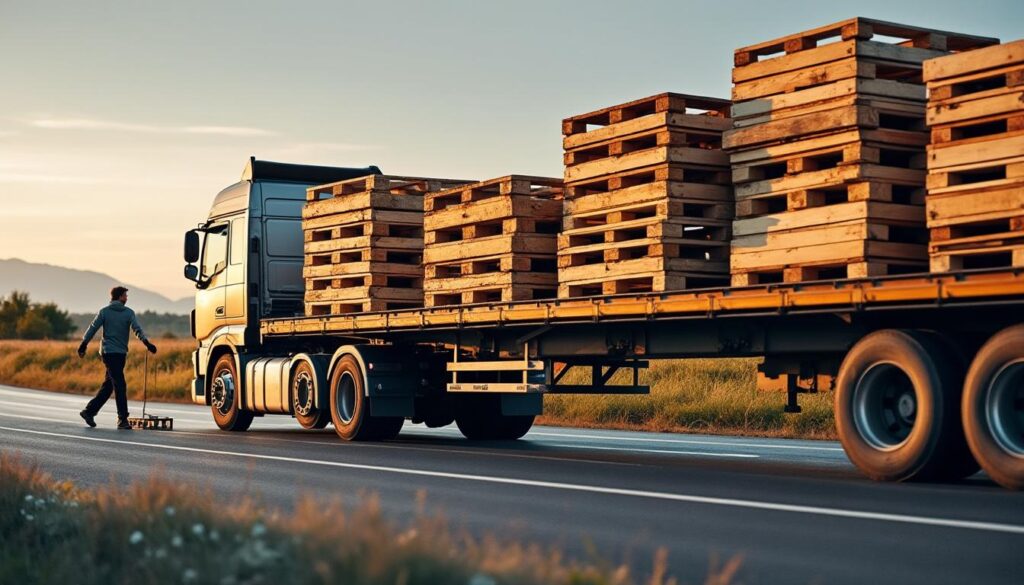 Solutions de manutention pour charges volumineuses avec un plateau camion
