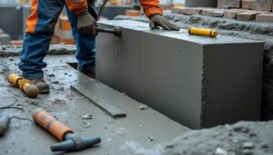 Utiliser des poutres béton dans les fondations des bâtiments industriels
