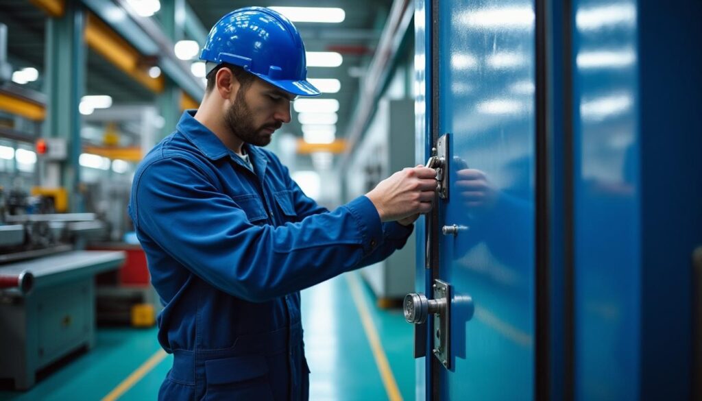 La maintenance des serrures et systèmes de contrôle pour la sécurité des usines
