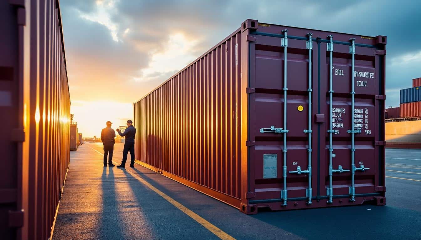 Illustration: Comprendre la fonction et la forme du container maritime