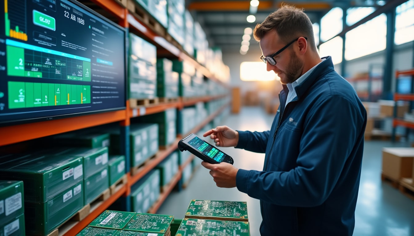 Illustration: Comprendre le rôle des PCB dans la gestion commerciale et logistique