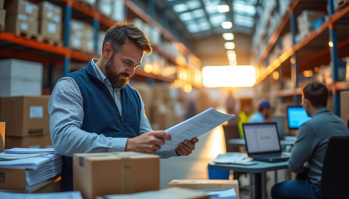 Illustration: Comprendre le rôle clé des documents dans la chaîne logistique