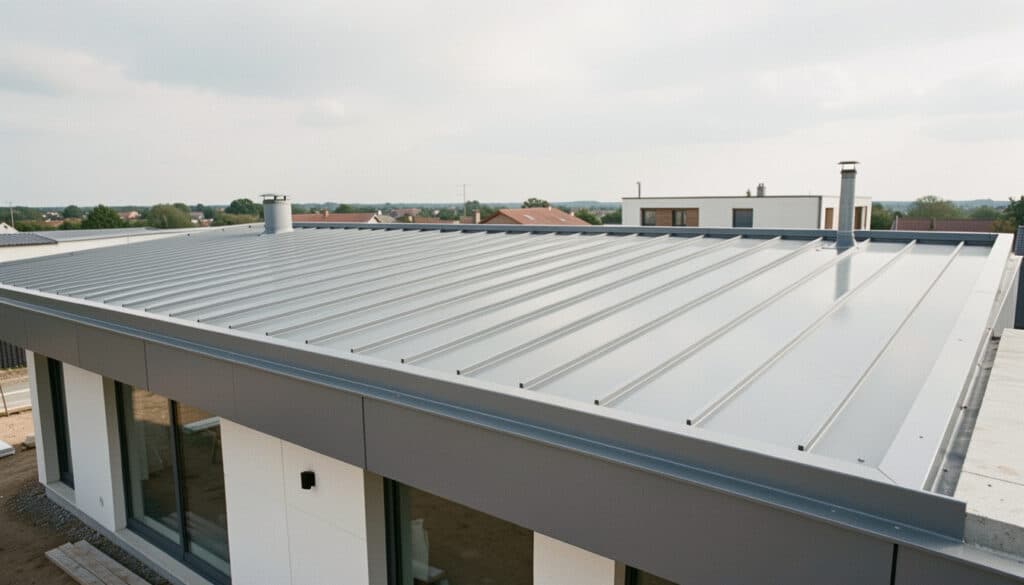 Toiture-terrasse en bac acier : usages et limites