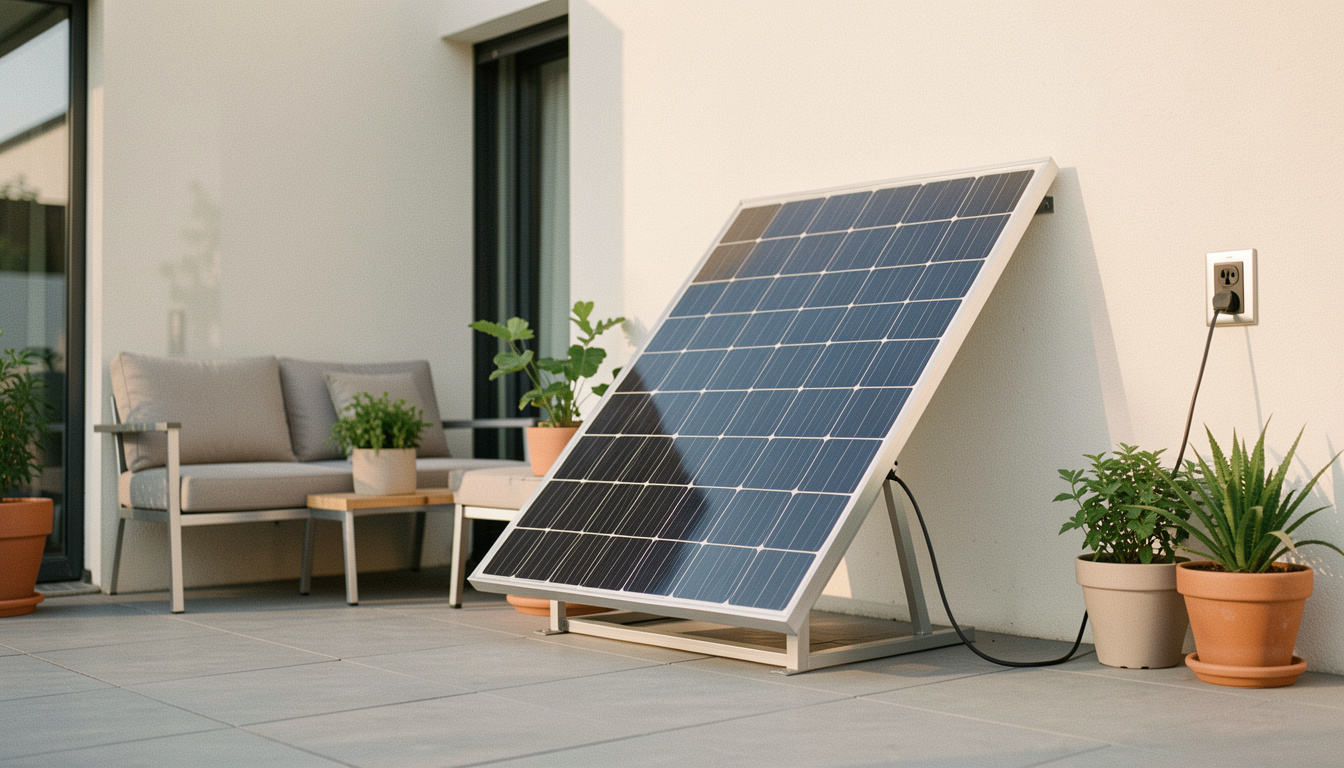 Panneau solaire plug and play : prix, pose et usage