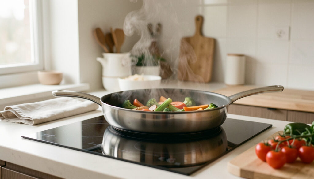 Poêle en acier inoxydable : bien choisir et cuisiner