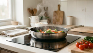 Poêle en acier inoxydable : bien choisir et cuisiner