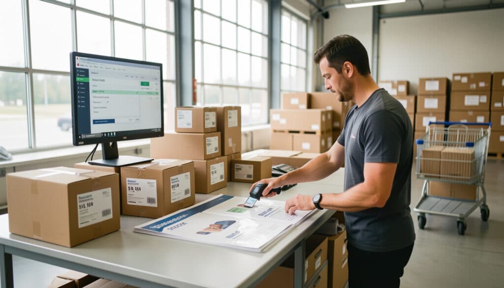 Logistique de la PLV en réseau : envoi, suivi, pose