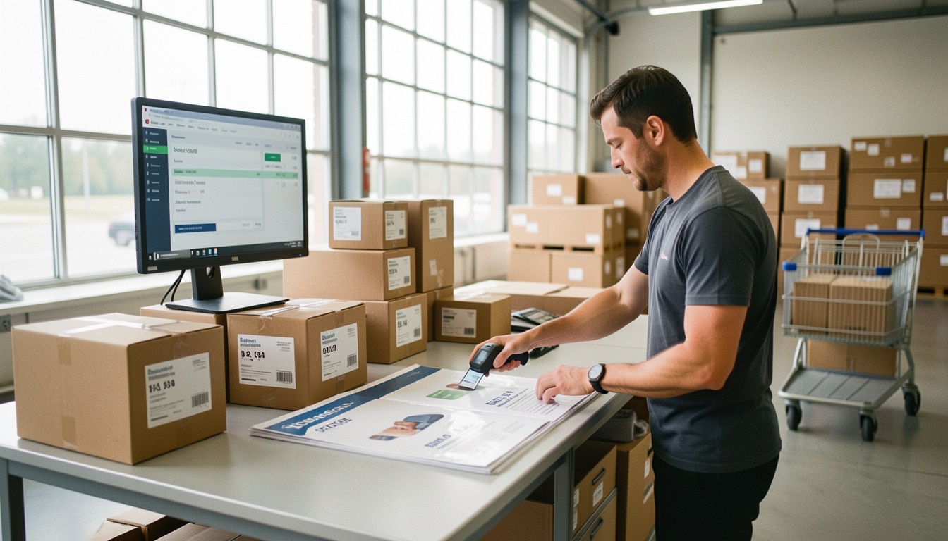 Logistique de la PLV en réseau : envoi, suivi, pose