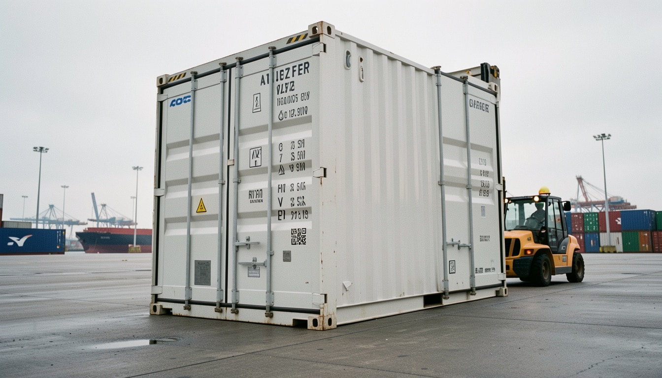 Hauteur d’un conteneur maritime : dimensions utiles