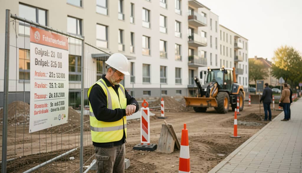 Horaires de travaux de chantier : règles et voisinage