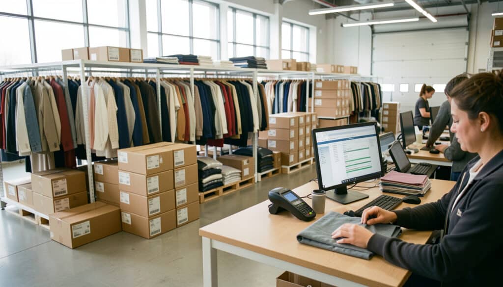 Logistique de la mode : stocks, flux et expéditions