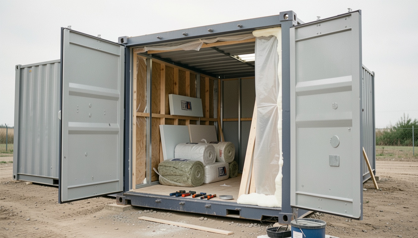 Comment isoler un container maritime efficacement